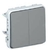 LEGRAND - Double va-et-vient Prog Plexo composable gris - 10 AX - Ref 069525