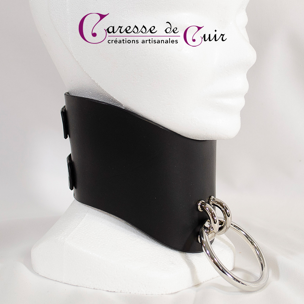 Collier-de-posture-et-baillon-cuir-noir-8