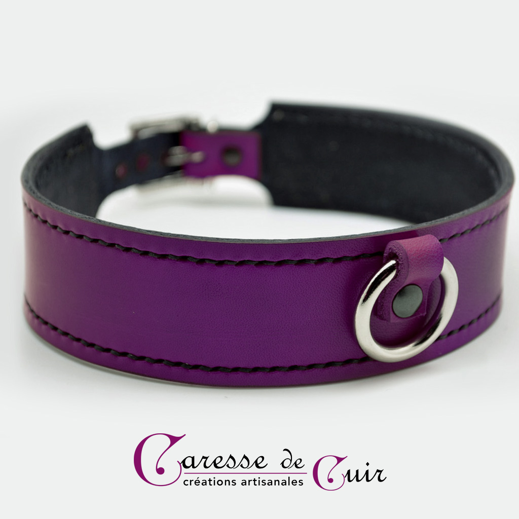 collier-cuir-sm-violet-couture-sellier-anneau-2