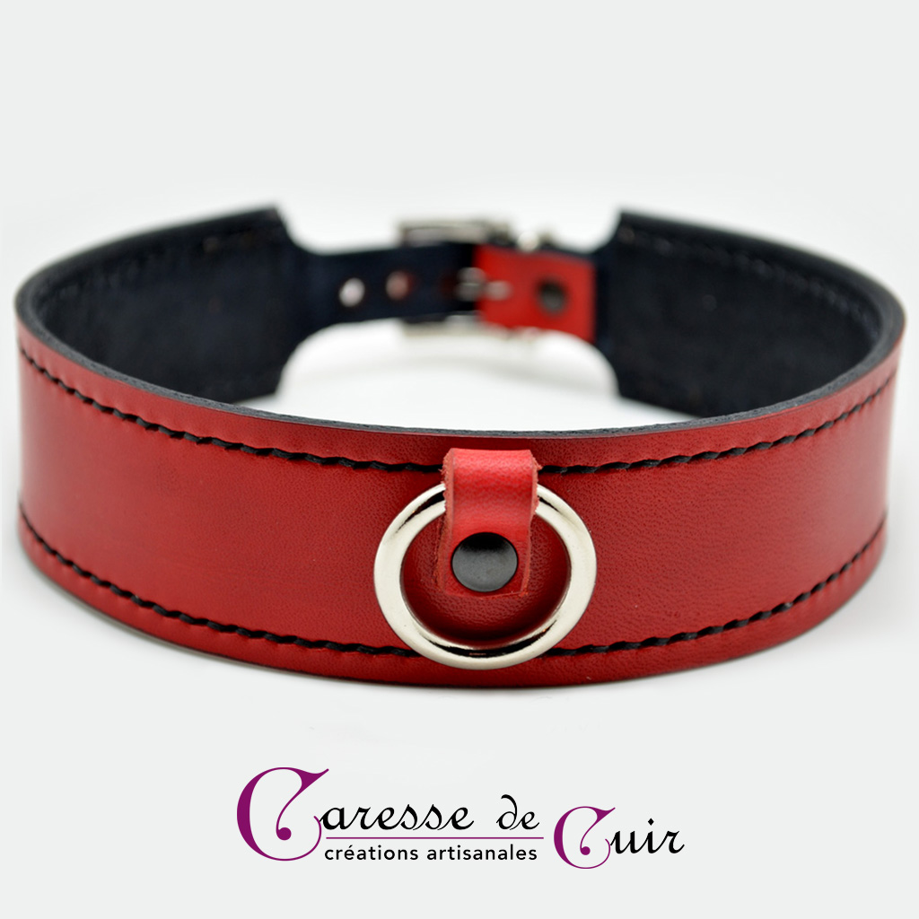 collier-cuir-sm-rouge-couture-sellier-anneau-1