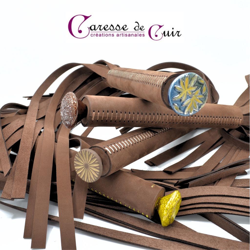 Quatre-martinets-cuir-marron-couture-caresse-de-cuir-3