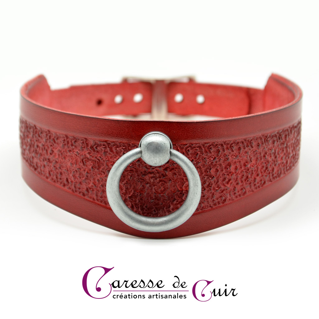 collier-sm-cuir-rouge-martelage-conway-1