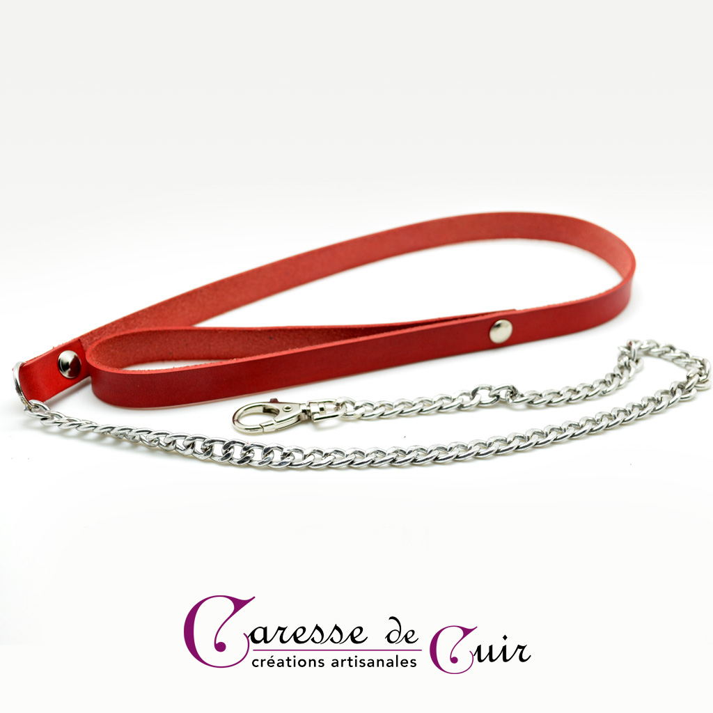 laisse-sm-cuir-chaine-rouge-1