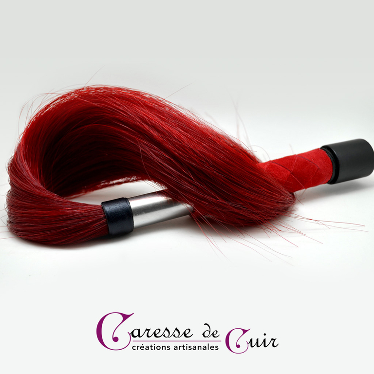 GRANDE BROSSE CUIR EN CRIN DE CHEVAL
