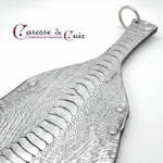 paddle-autruche-argent-caresse-de-cuir-2
