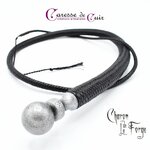 Fouet-Charon-noir-boule-caressedecuir-1