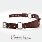 collier-cuir-rouge-sm-martellage-trois-anneaux-3