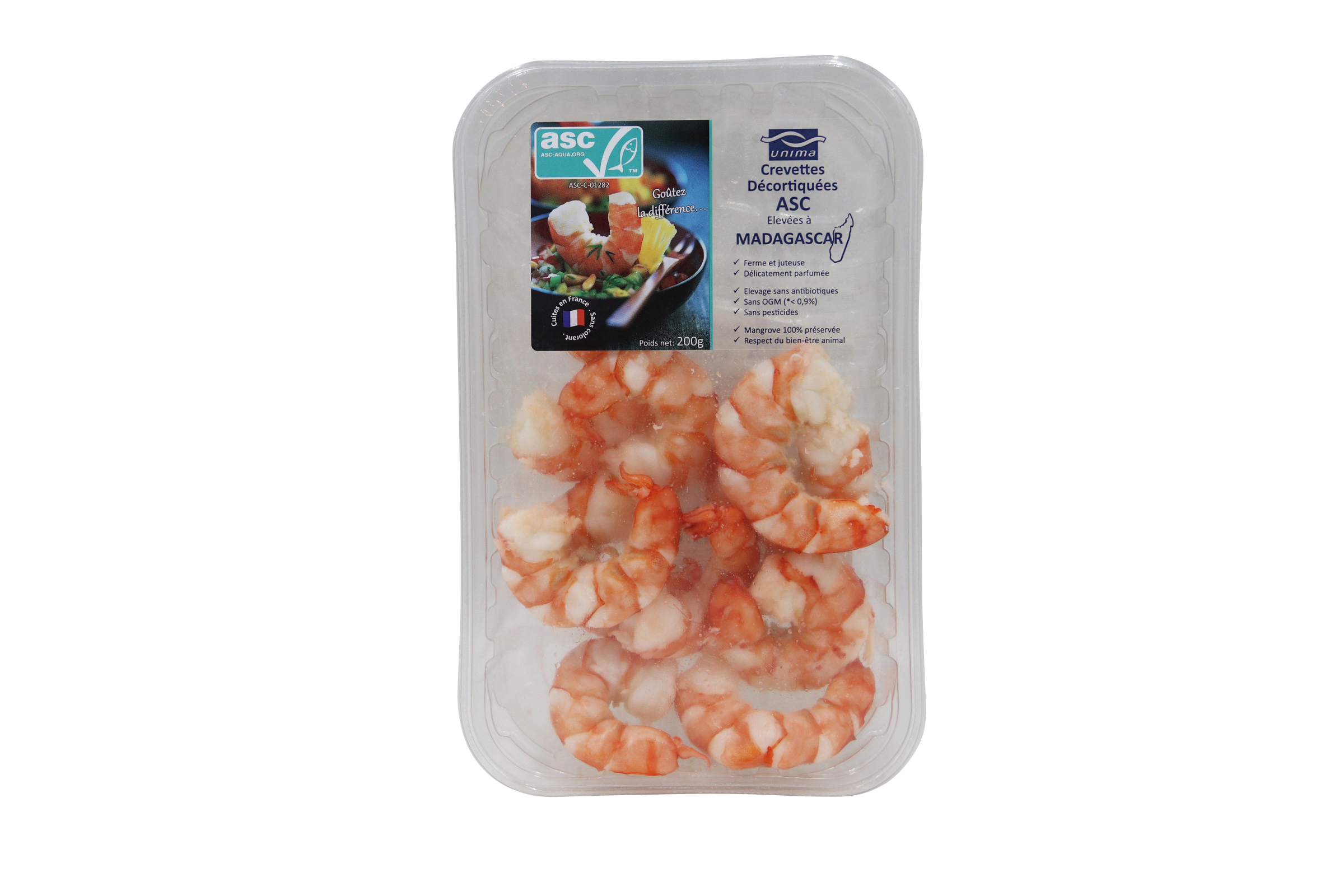 CREVETTES CUITES DÉCORTIQUÉES