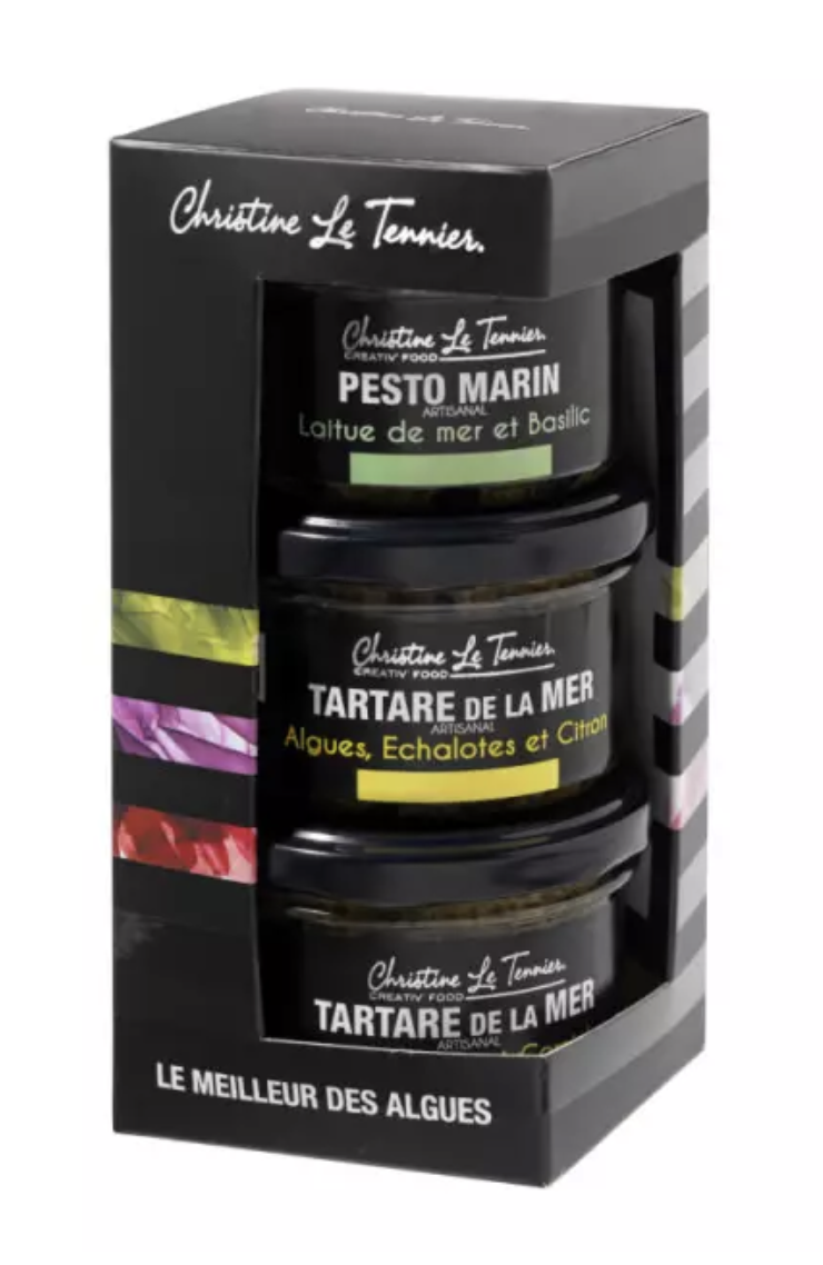 COFFRET DE TARTINABLES DE LA MER ET PESTO MARIN - 270g