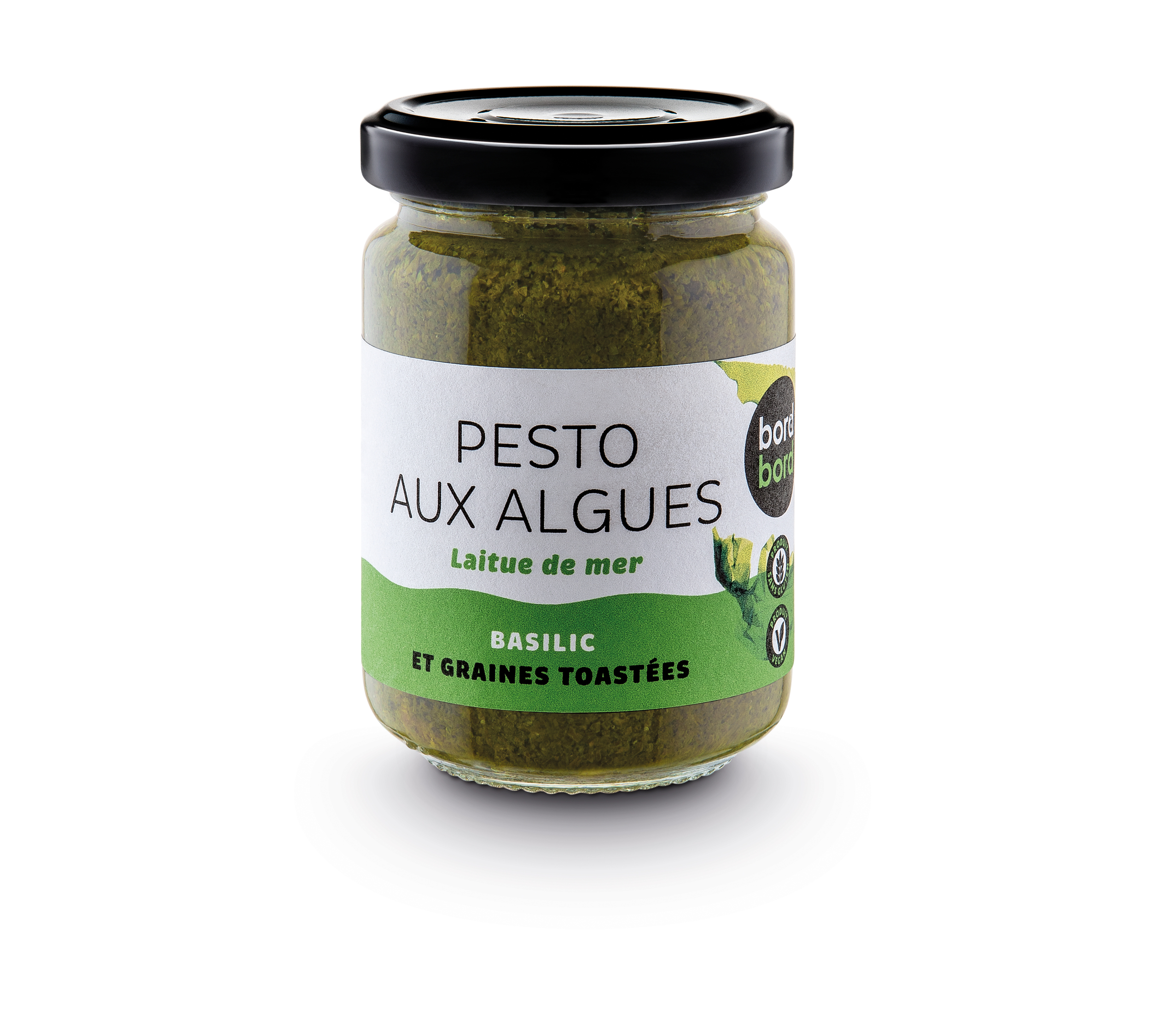 PESTO AUX ALGUES LAITUE DE MER, BASILIC ET GRAINES TOASTÉES - 120g