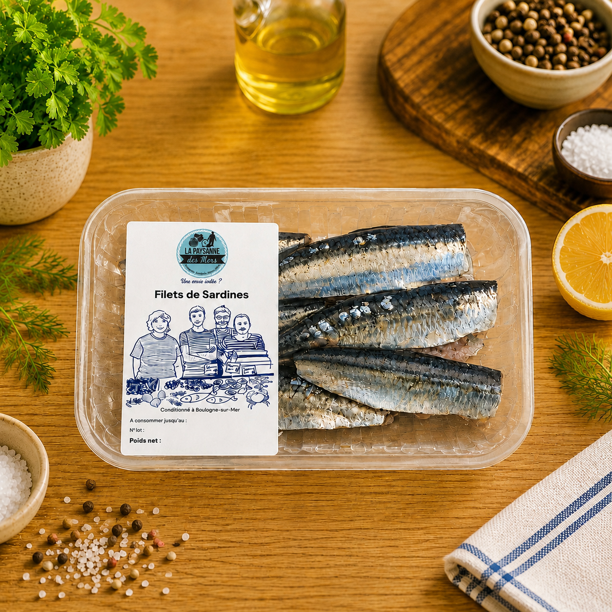 Filets de Sardines Fraîches
