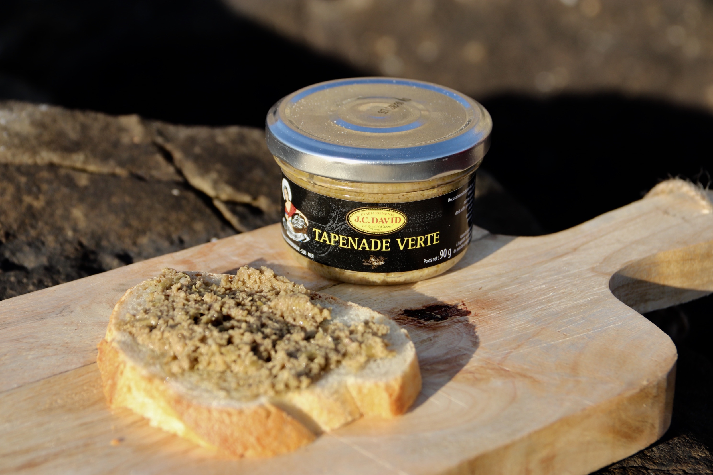 TAPENADES AUX OLIVES VERTES 90 g JC DAVID LA PAYSANNE DES MERS