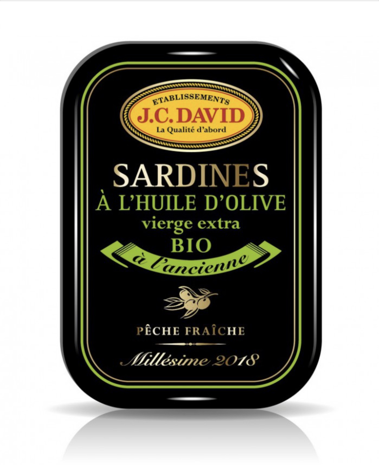 SARDINES MILLÉSIMÉES À L\'HUILE D\'OLIVE BIO