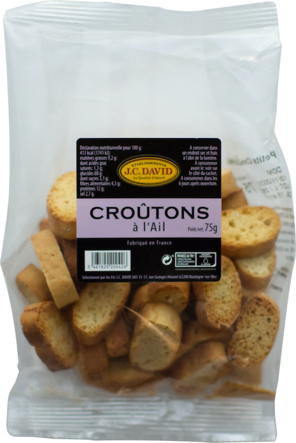 Croutons à l'ail