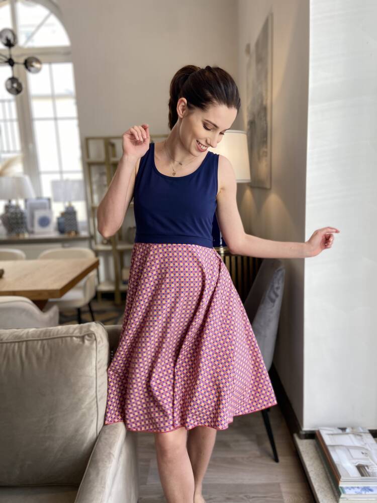 Débardeur Grossesse Grande Taille - Coton/Élasthanne - Effet Amincissant Volants - Pour Grossesse Et Allaitement