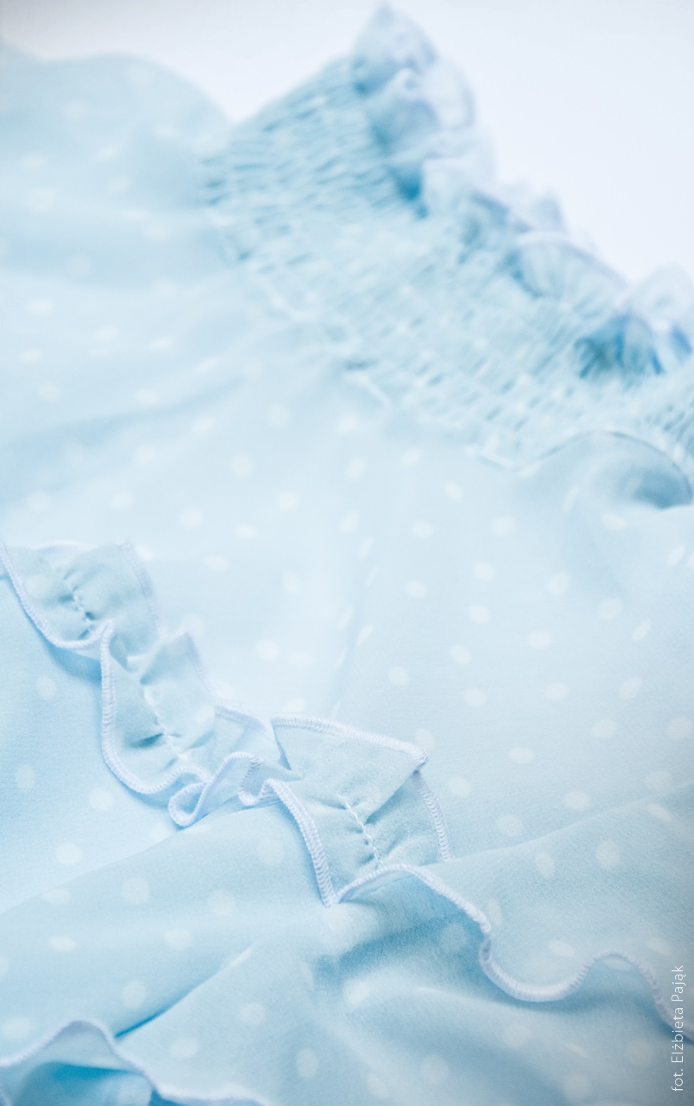 Robe de grossesse Blanca detail
