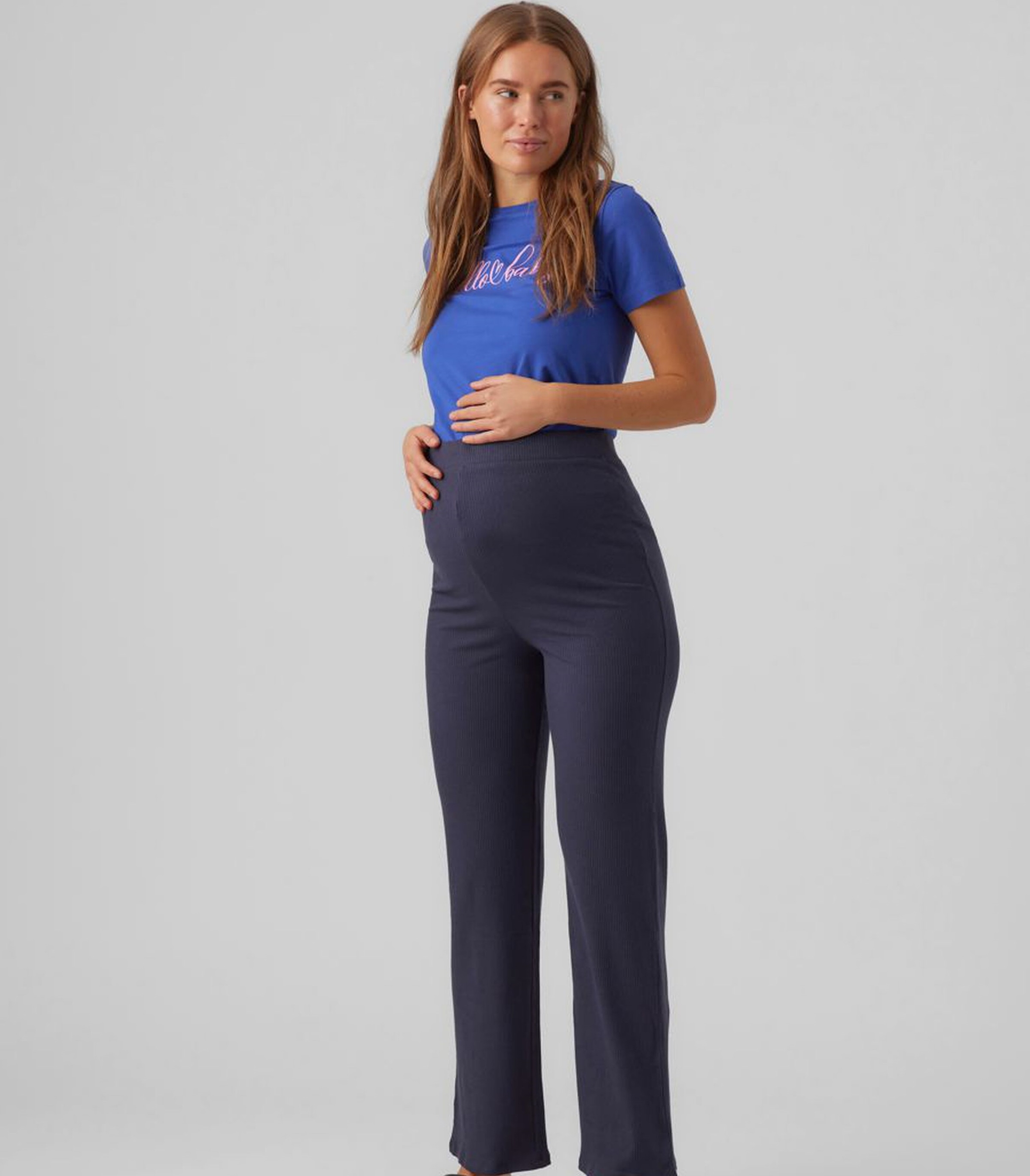 Pantalon grand confort en coton biologique et modal - Mamalicious - reste L  et XL