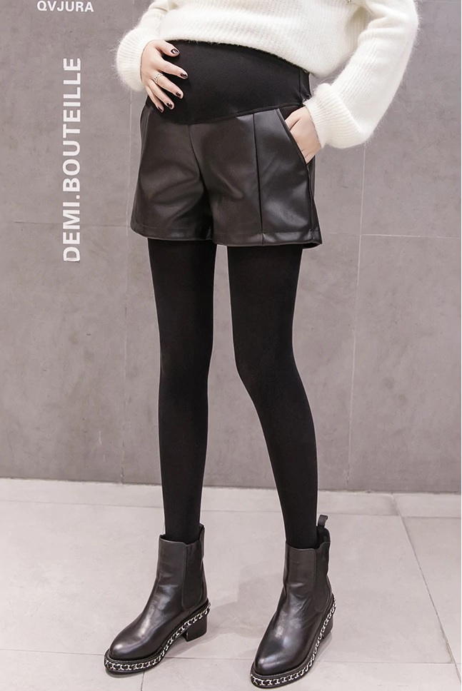 Legging simili cuir online femme enceinte