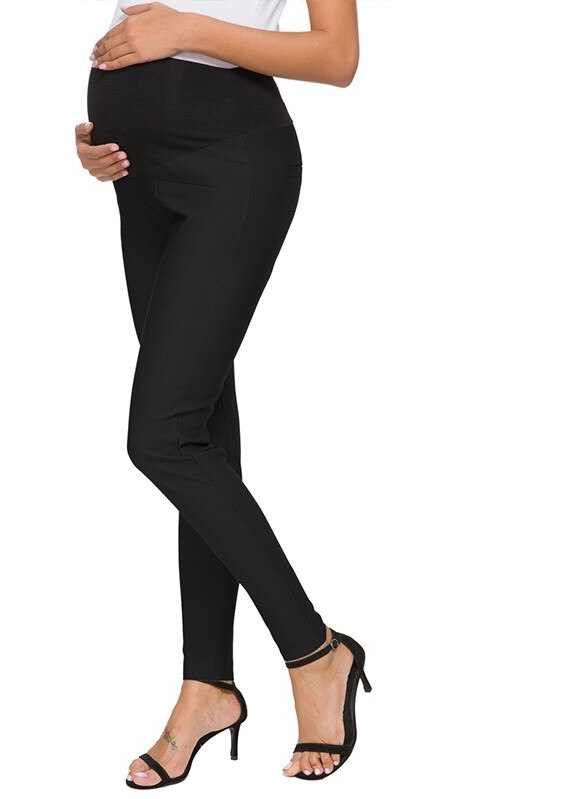 Pantalons-de-maternit-pour-femmes-pantalons-de-travail-taille-haute-v-tements-de-maternit-Super-comfortable