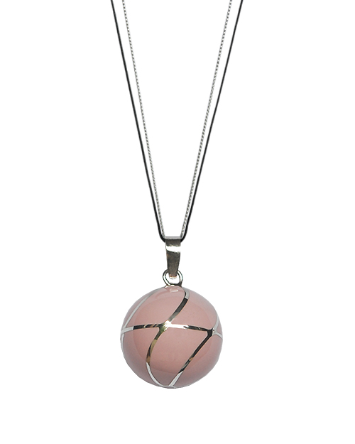 Bola-rose-pastel-argent