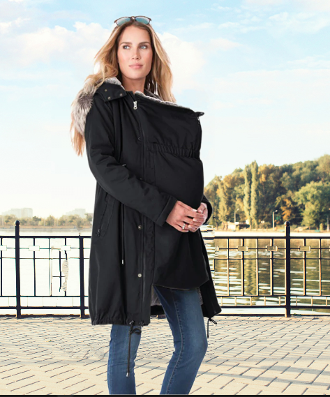 parka grossesse hivernale 3 en 1