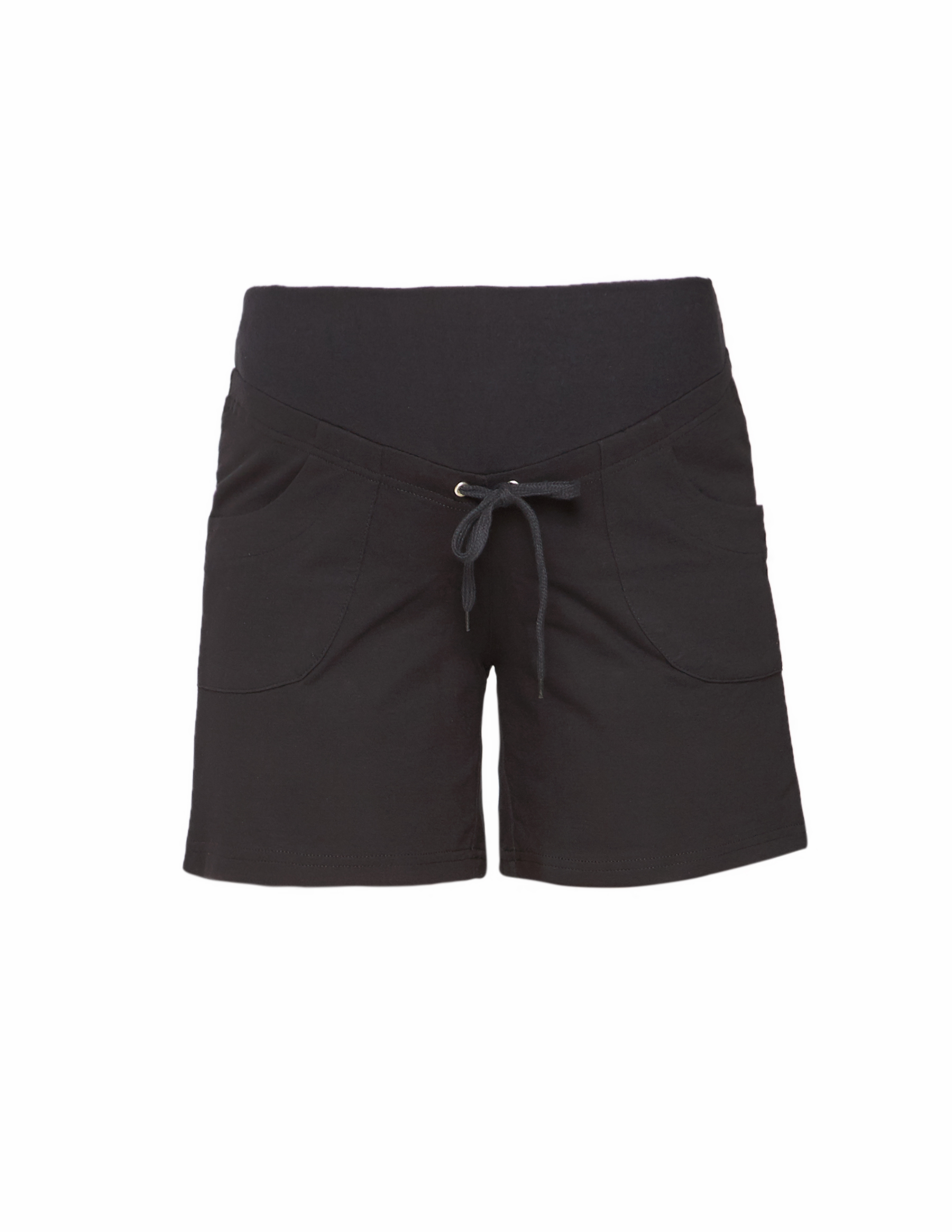 short de grossesse coton noir