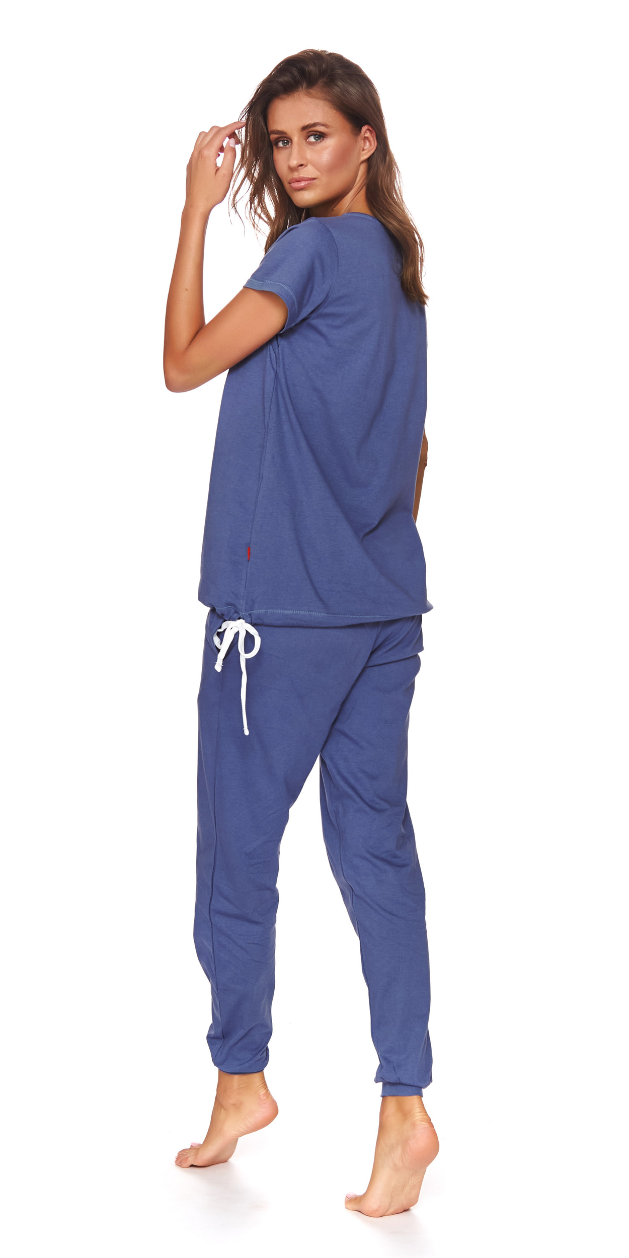 Ekouaer Ensemble Haut et Bas Vêtement Allaitement Femme Manches Longues  Hiver Pyjama pour Accouchement Hôpital, Bleu Marine, M : : Mode