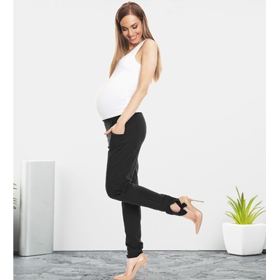 Pantalon de grossesse avec détail noeud