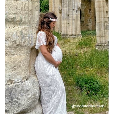 Robe de grossesse shooting photo Milena - Reste L - ROBE DE GROSSESSE  SHOOTING PHOTO - maman-cigogne
