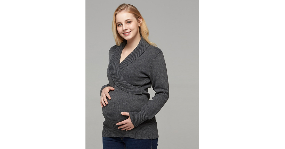 Pull Grossesse Et Allaitement - Vert - Maternité - 18.00