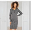 Robe sweat gris 1