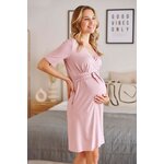 Nuisette grossesse et allaitement bambou rose
