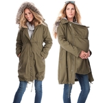 Maternity-Coat-Jacket-Kangaroo-Outfit-Keep-Thin-Windbreaker-Mother-Fur-Collar-Outwear-Pregnant-Woman-Baby-Carrier