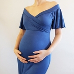 Volants-Grossesse-Robe-photographie-maternit-robes-pour-Photo-Shoot-v-tements-pour-femmes-enceintes-Robe-Grossesse