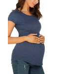 Maternit-t-hauts-femmes-grossesse-manches-courtes-T-Shirts-Vogue-T-Shirts-pour-femmes-enceintes-l