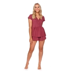 pyjama grossesse prune
