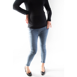 jean grossesse skinny court bleu