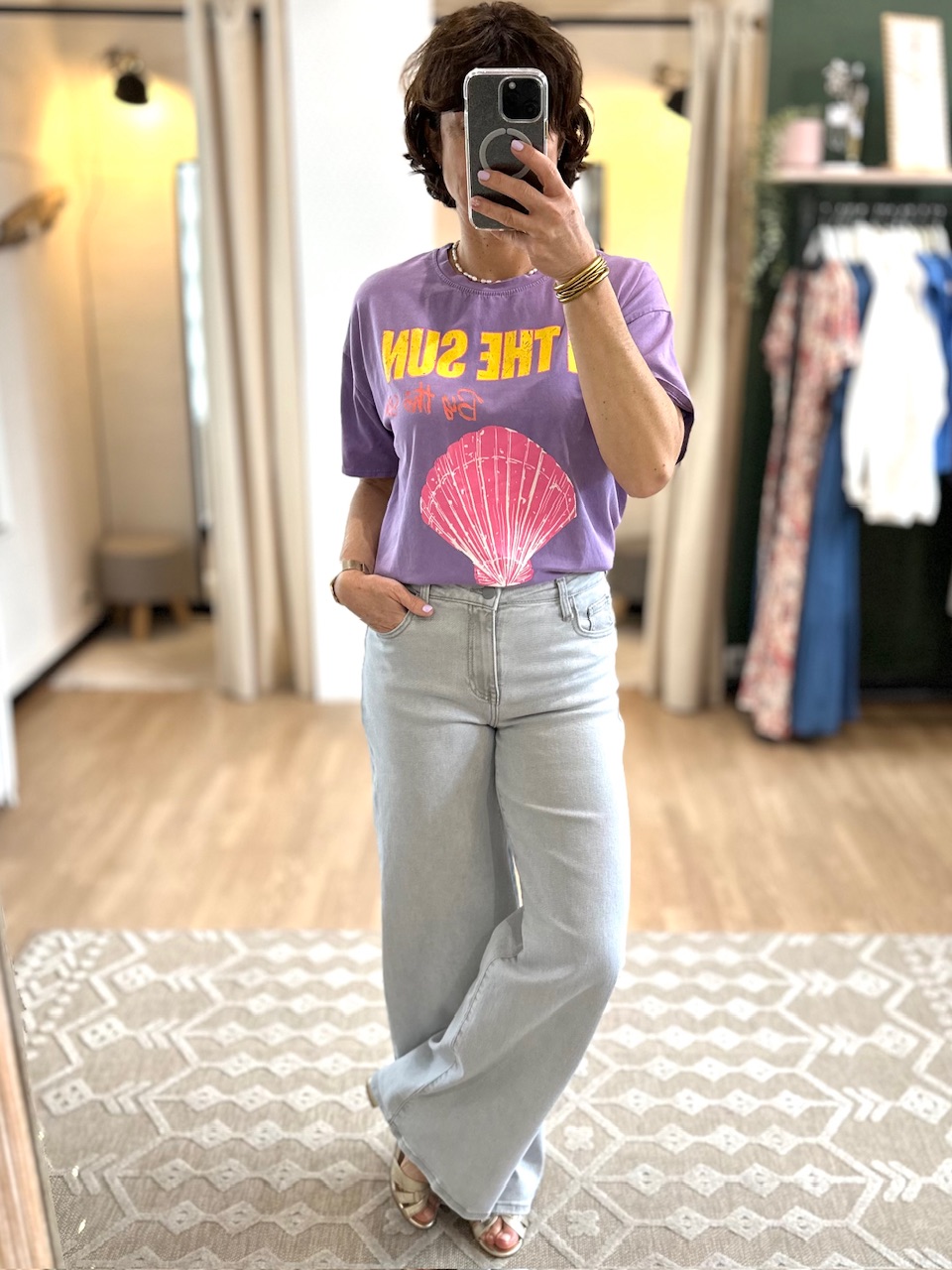 tee shirt in the sun