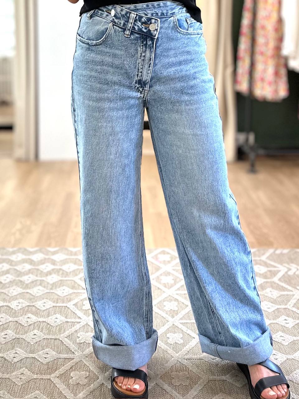 jean large taille intermédiaire