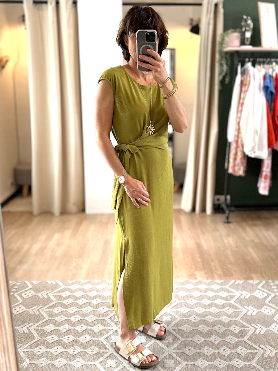 ROBE LONGUE A NOUER