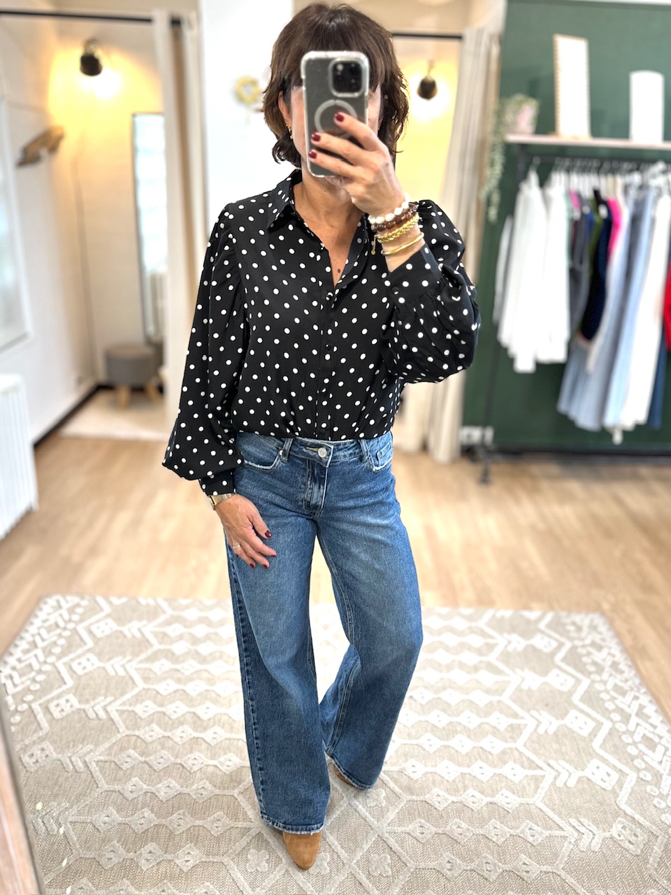 JEAN LARGE BLEU MOYEN