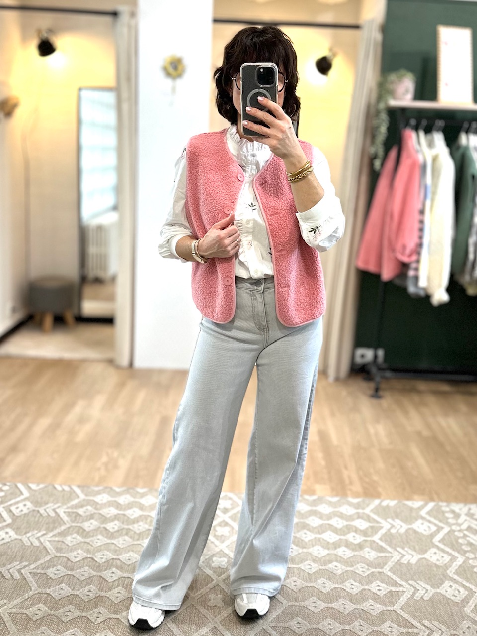 gilet sans manches doux