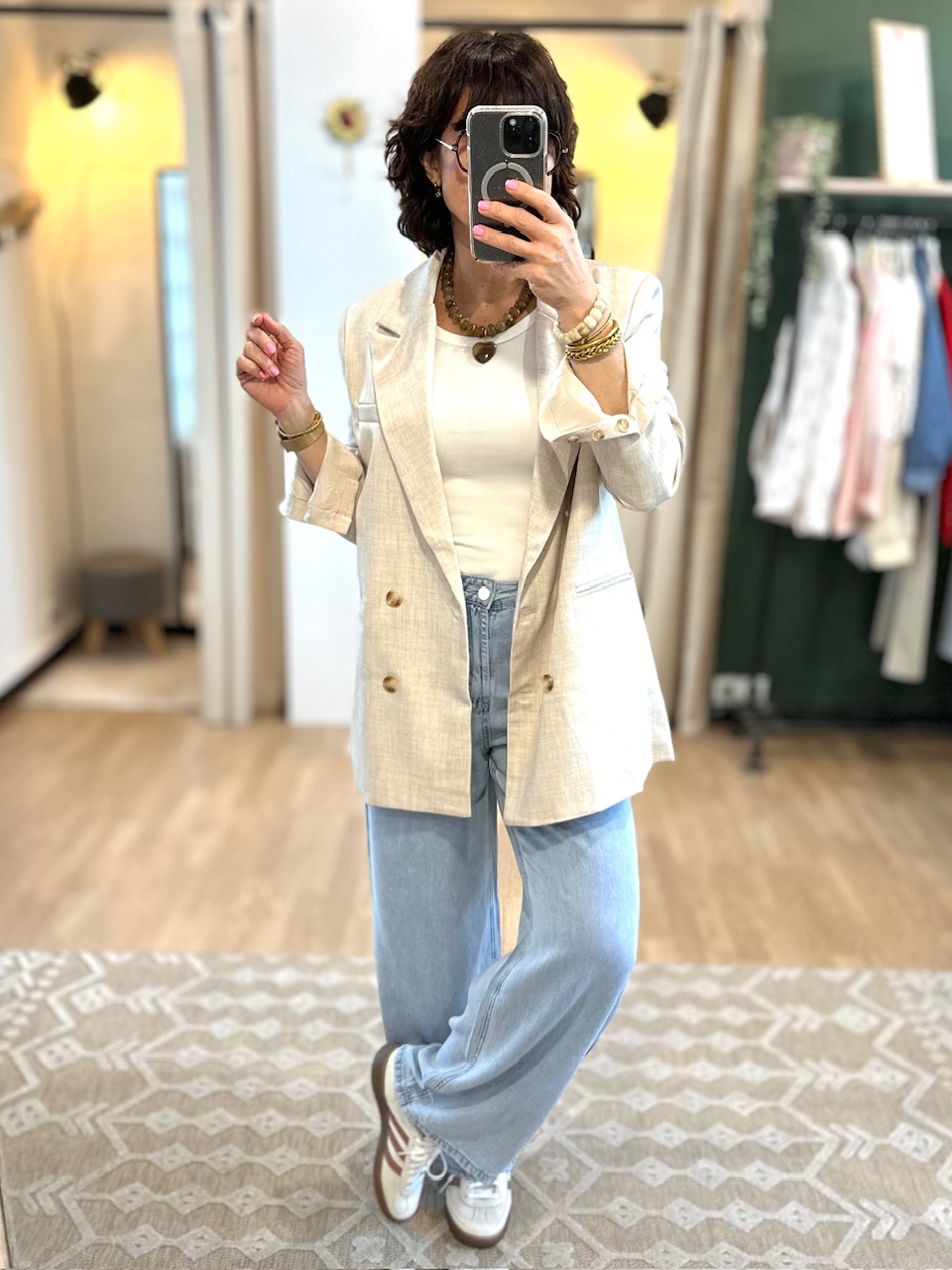 VESTE FEMME BEIGE