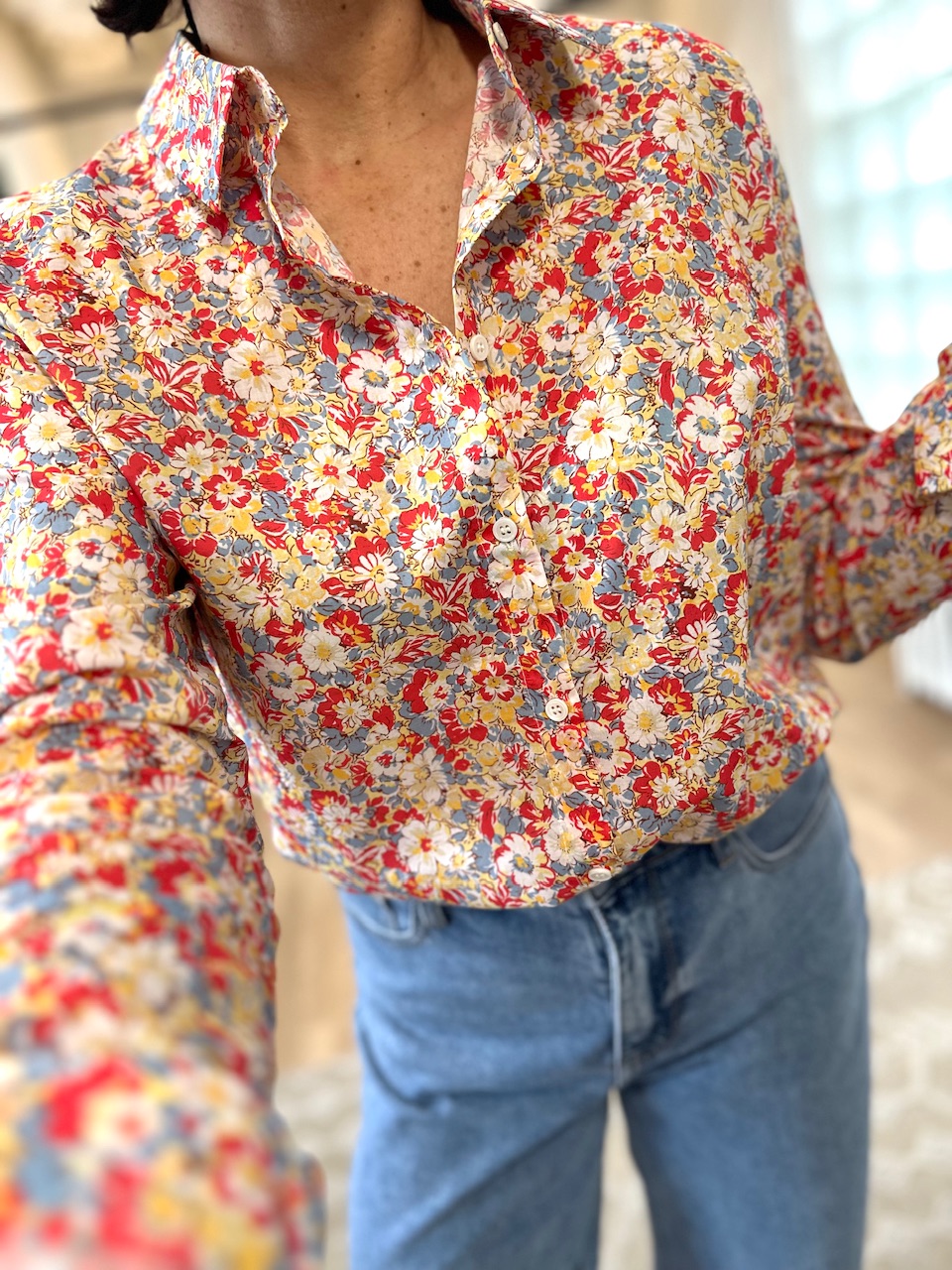 CHEMISE IMPRIME FLEURI