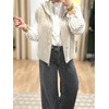 gilet sans manche beige