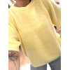 PULL JAUNE MANCHES COURTES