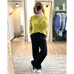 PULL FEMME VERT OLIVE