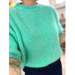 PULL MANCHES COURTES VERT