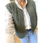gilet sans manche kaki