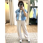 PANTALON BEIGE A PINCES